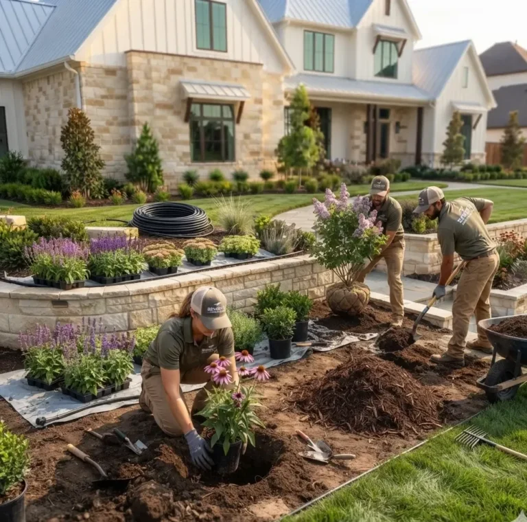 Landscape Design by Semper Fi Landscape Solutions in Double Oak, TX