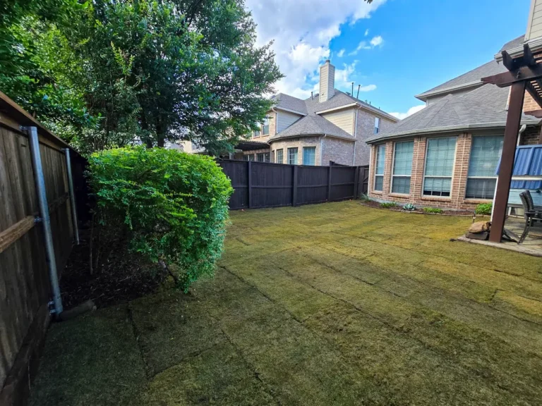 Sod Installation by Semper Fi Landscape Solutions in Double Oak, TX